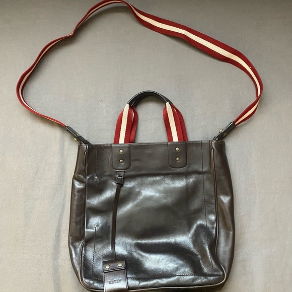 Bally - tote and crossbody messenger bag - Picture 3 of 12